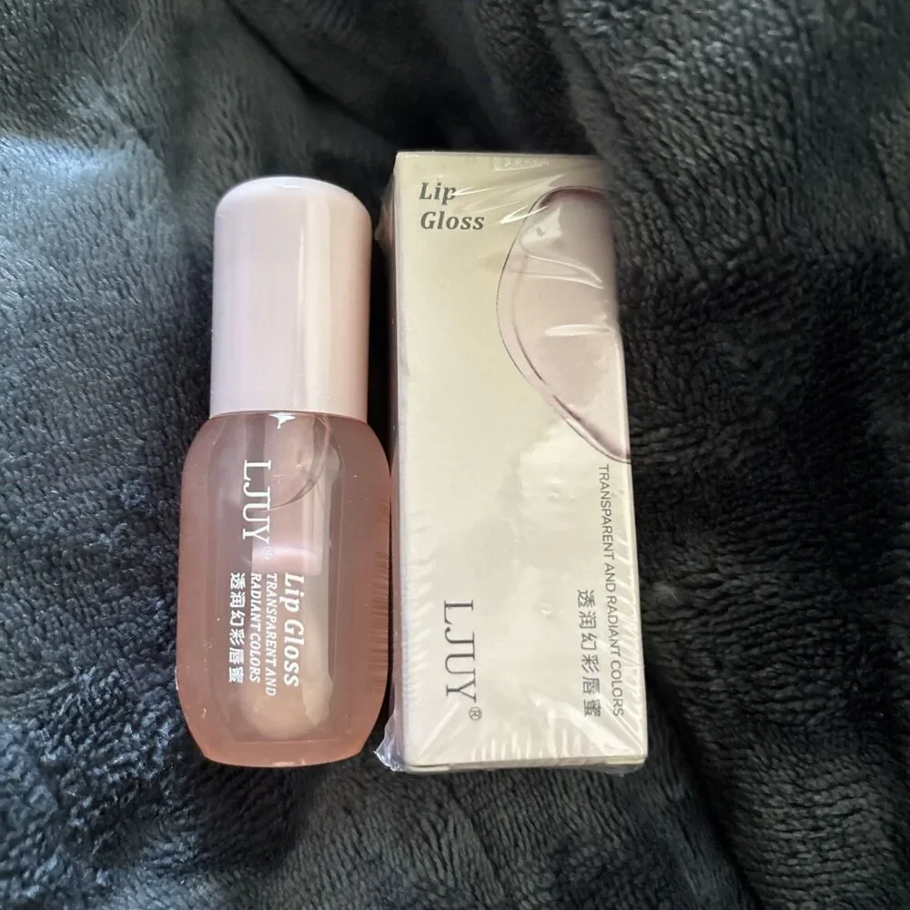 LJUY Lip Gloss Shine Liquid Transparent Radiant Colors 1pc (SHADE 1)